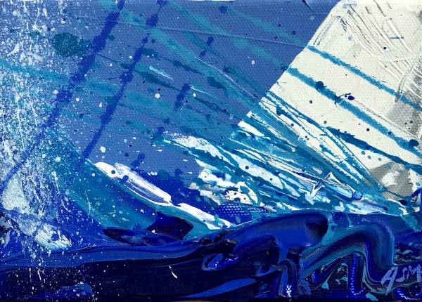 - Acrylic on Canvas, Painting by Annabel Menheneott, measuring 12 x 18 cm (H x W) framed at 16 x 21 cm £275